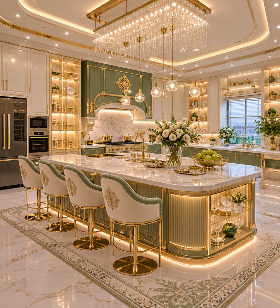 olive gold kitchen 1